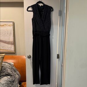 Chic Black Sleeveless Jumpsuit